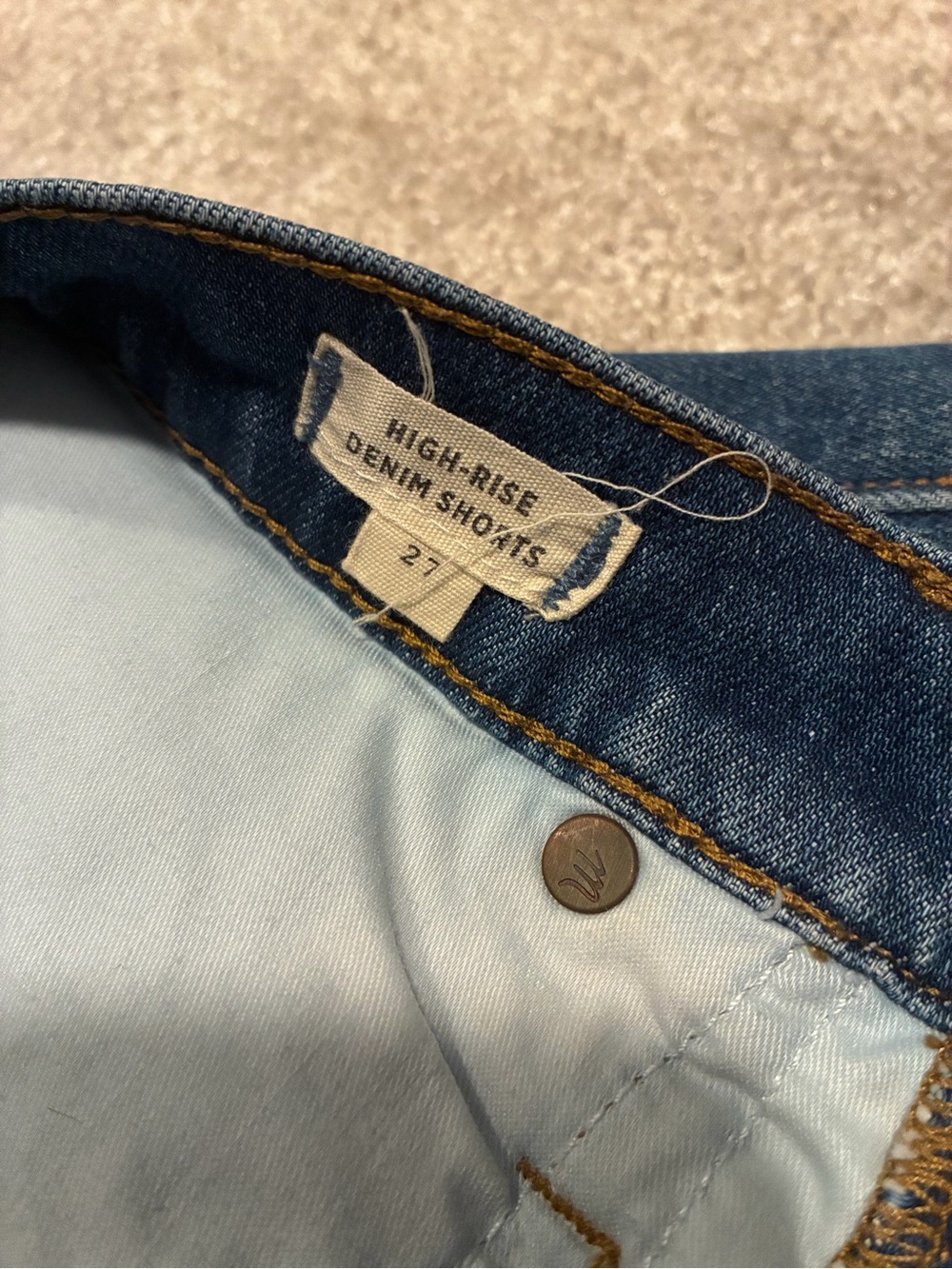 Madewell High-Rise Denim Shorts - Picture 3 of 4